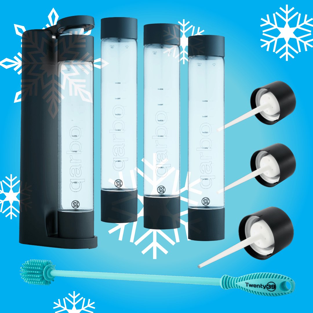 SPECIAL BUNDLE DEALS qarbo Sparkling Water Maker and Fruit Infuser