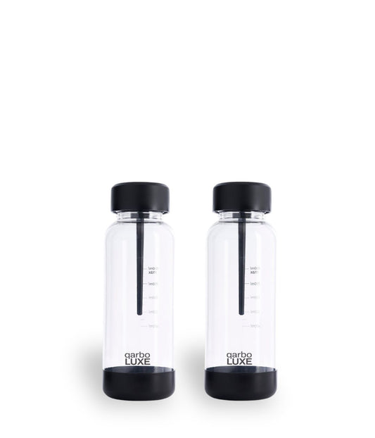 qarbo LUXE - Twin Pack of 1L Bottles with Airplus Caps