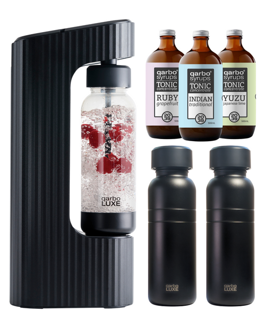 qarbo LUXE Summer Bundle with Stainless Steel Bottles