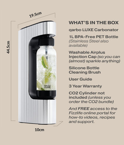 qarbo LUXE with 2 Extra Bottles – Bundle Special
