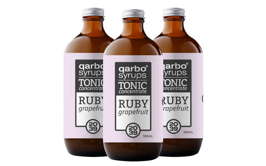 qarbo˚syrups - Ruby Grapefruit Tonic Syrup - Pack of 3 - Twenty-39