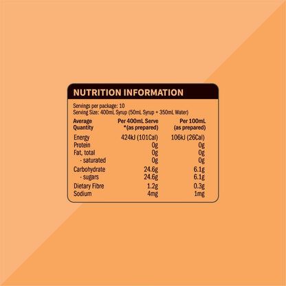 qarbo˚syrups - MANDARIN ORANGE - Twenty-39